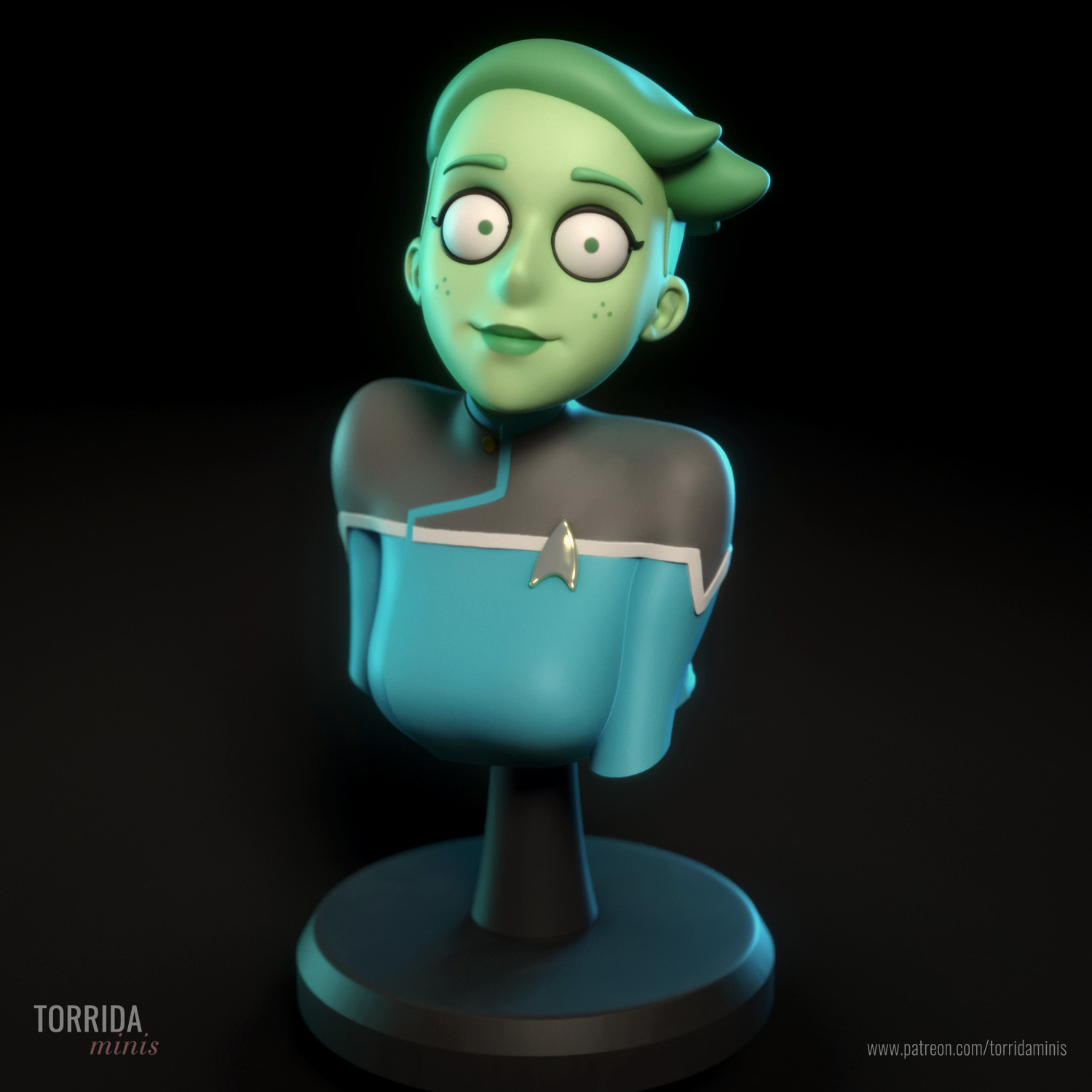 D'Vana Tendi bust